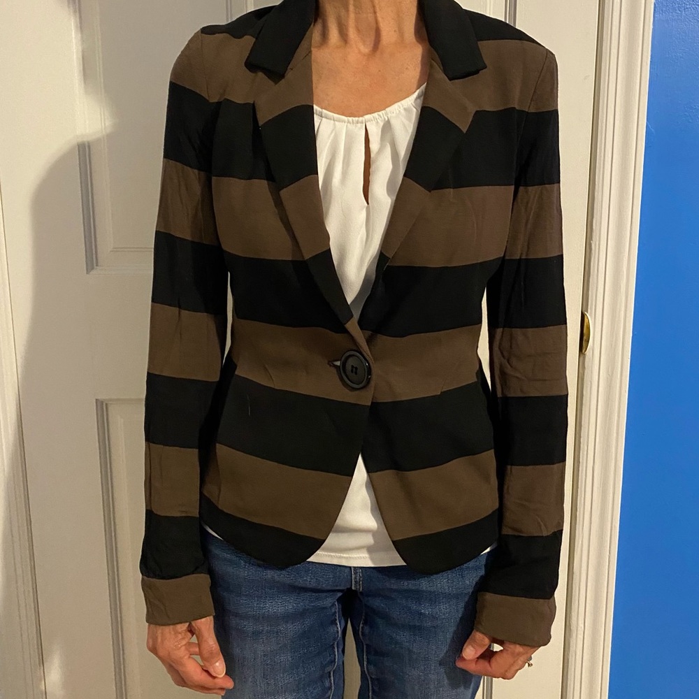 Bailey 44 Size XS Striped Blazer NWT